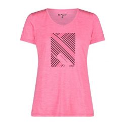 Koszulka damska CMP. Czerwone bluzki damskie CMP, bez wzorów, bez kołnierzyka. Za 192.00 zł.