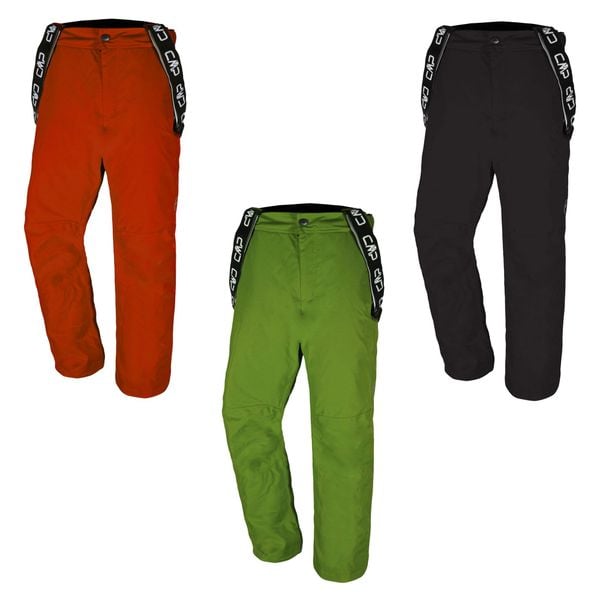 Spodnie narciarskie męskie CMP 3W17397N. Zielone spodnie materiałowe męskie CMP, bez wzorów, sportowe. Za 369.99 zł.