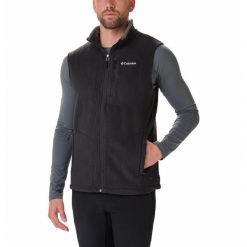Bezrękawnik turystyczny męski Columbia Fast Trek Fleece Vest kamizelka. Czarne kamizelki męskie Columbia, m. Za 155.99 zł.