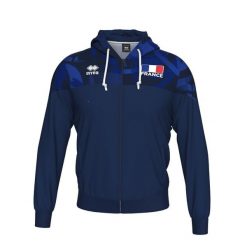 Sweter Tempo France 2025/26. Niebieskie swetry męskie ERREA, l, bez wzorów, z materiału, bez kołnierzyka. Za 383.00 zł.
