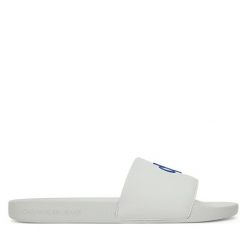 Klapki Calvin Klein Jeans. Szare klapki i japonki męskie Calvin Klein Jeans, z jeansu. Za 119.99 zł.