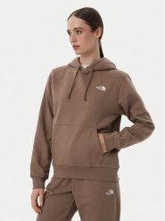 The North Face Bluza Evolution Simple Dome NF0A8CWN Brązowy jasny Regular Fit. Brązowe bluzy bez kaptura damskie The North Face, s, z bawełny. Za 299.99 zł.