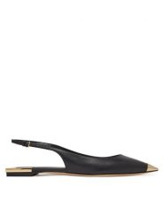 Elisabetta Franchi Sandały SA-07L-51E2 Czarny. Czarne sandały damskie Elisabetta Franchi, bez wzorów, ze skóry, bez obcasa, na płaskiej podeszwie. Za 1,599.00 zł.