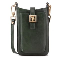 Torebka U.S. Polo Assn. Zielone listonoszki damskie U.S. Polo Assn., bez wzorów, bez dodatków. Za 269.99 zł.