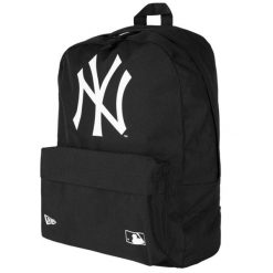 Plecak MLB Everyday. Czarne plecaki damskie New Era, bez wzorów, z materiału. Za 139.99 zł.