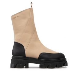 Botki Rage Age. Brązowe botki damskie Rage Age, bez obcasa, na płaskiej podeszwie, bez zapięcia. Za 509.99 zł.