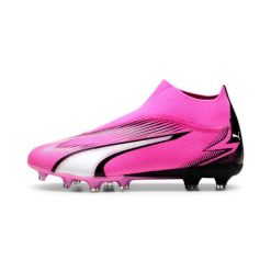 Buty piłkarskie Puma Ultra Match+ LL FG/AG. Czerwone buty fitness męskie Puma, do piłki nożnej. Za 406.80 zł.