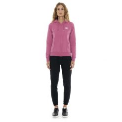 Bluza z bawełna z kaptur na co dzień na siłownię. Czarne bluzy sportowe damskie LEONE 1947 APPAREL, z bawełny. W wyprzedaży za 218.92 zł.