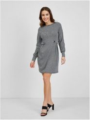 Orsay Sukienka dzianinowa w kolorze czarnym rozmiar: S. Czarne sukienki damskie ORSAY, na co dzień, s, bez wzorów, z dzianiny, bez kołnierzyka, bez ramiączek, mini, proste. Za 65.54 zł.