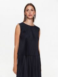 Fabiana Filippi Top TPD273W305 Granatowy Regular Fit. Niebieskie topy damskie Fabiana Filippi, bez wzorów, z syntetyku, bez kołnierzyka. Za 1,509.00 zł.