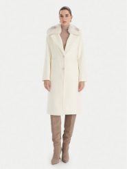 Guess Płaszcz wełniany W5BL19 W2642 Écru Regular Fit. Płaszcze damskie Guess, na zimę, m, z aplikacjami, z syntetyku. Za 959.99 zł.