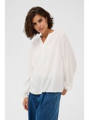 Kaffe Bluzka w kolorze białym rozmiar: 40. Białe bluzki damskie Kaffe, bez wzorów, z wiskozy, bez kołnierzyka, bez ramiączek. Za 104.99 zł.