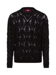 Finshley & Harding London sweter z dzianiny Mężczyźni Bawełna czarny, L. Czarne swetry męskie Finshley & Harding London, l, bez wzorów, z bawełny, bez kołnierzyka. Za 249.95 zł.