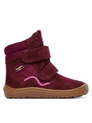 Froddo Kozaki Barefoot Tex Winter Tl G3160247-6T M Bordowy. Czerwone kozaki dziewczęce Froddo, bez wzorów, ze skóry, bez obcasa. Za 399.99 zł.
