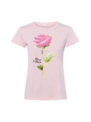 Liu Jo Collection Koszulka Kobiety Bawełna różowy, M. Czerwone t-shirty damskie Liu Jo Collection, m, bez wzorów, z bawełny, bez kołnierzyka. Za 229.95 zł.
