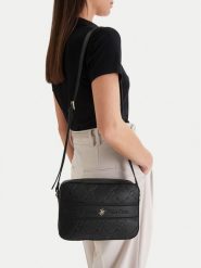 Beverly Hills Polo Club Torebka EO-BHPC-L-013-09 Czarny. Czarne listonoszki damskie Beverly Hills Polo Club, bez wzorów, z materiału, bez dodatków. Za 249.99 zł.