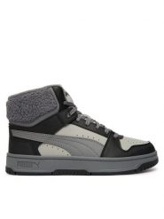 Puma Sneakersy Rebound Slam Mid Cozy Jr 407728 02 Szary. Szare buty sportowe chłopięce Puma, ze skóry, bez zapięcia. Za 279.99 zł.