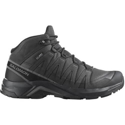 Buty trekkingowe męskie Salomon X-adventure Recon Mid Gtx. Czarne buty trekkingowe męskie Salomon, z materiału, bez zapięcia, trekkingowe. Za 588.00 zł.