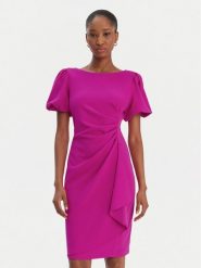 DKNY Sukienka koktajlowa DD6A1020 Różowy Slim Fit. Czerwone sukienki damskie DKNY, bez wzorów, z syntetyku, wizytowe, bez kołnierzyka, bez ramiączek. Za 569.99 zł.