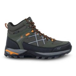 Buty męskie trekkingowe Regatta Samaris III Boot. Zielone buty trekkingowe męskie Regatta, bez zapięcia. Za 259.00 zł.