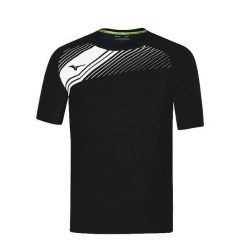 Koszulka Mizuno Team Game Iwata. Czarne t-shirty sportowe męskie Mizuno, bez ramiączek, do piłki nożnej. Za 180.00 zł.