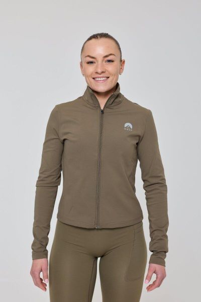 Kurtka Infinite Cropped Zipped – Khaki. Zielone kurtki damskie OOSC, na zimę, xl, bez wzorów, z materiału, bez kaptura. Za 245.99 zł.