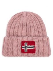 Napapijri Czapka Semiury 6 NP0A4GMH Różowy. Czerwone czapki dziecięce Napapijri, na zimę, bez wzorów. Za 179.99 zł.