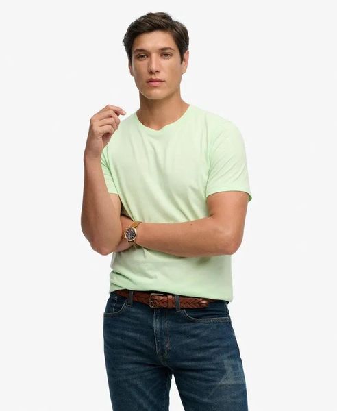 Superdry Classic Essential T-Shirt – 100% bawełna organiczna, Relaxed fit. Zielone t-shirty damskie Superdry., s, bez wzorów, z bawełny, bez kołnierzyka. Za 121.05 zł.