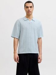 Jack & Jones Koszulka polo "Tyler" w kolorze błękitnym rozmiar: XL. Niebieskie koszulki polo męskie Jack & Jones, xl, bez wzorów, bez ramiączek. Za 83.81 zł.