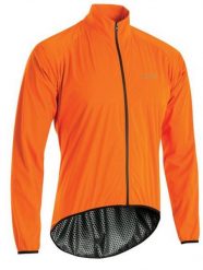 Kurtka przeciwdeszczowa na rower MICROM 15, pomarańczowa. Brązowe kurtki męskie GIST, m, bez wzorów, bez kaptura. Za 449.00 zł.