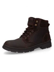 Camel Active Skórzane botki w kolorze brązowym rozmiar: 41. Brązowe buty zimowe męskie Camel Active, z materiału, bez zapięcia. Za 307.46 zł.
