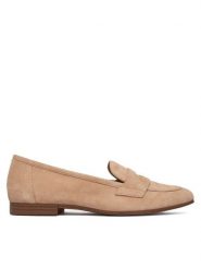 Caprice Lordsy 9-24200-44 Beżowy. Brązowe mokasyny damskie Caprice, ze skóry. Za 263.99 zł.