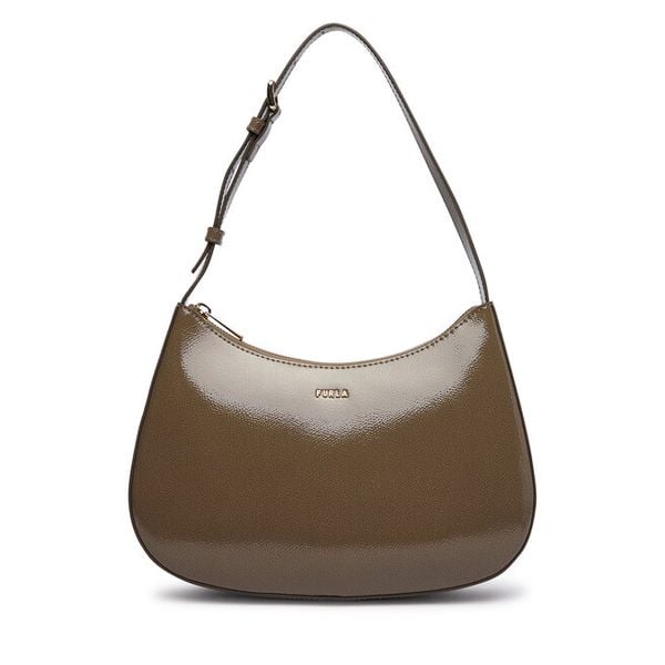 Torebka Furla. Brązowe torebki klasyczne damskie Furla, bez wzorów, bez dodatków. Za 1,219.00 zł.