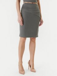 Guess Spódnica mini W5YD64 KAQL2 Zielony Regular Fit. Zielone spódniczki damskie Guess, xl, z aplikacjami, mini. Za 199.99 zł.