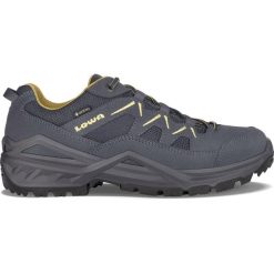 Buty trekkingowe męskie Lowa Sirkos Evo Gtx. Niebieskie buty trekkingowe męskie Lowa, z materiału, bez zapięcia, trekkingowe. Za 989.00 zł.