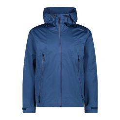 Kurtka trekkingowa z kapturem CMP. Niebieskie kurtki treningowe męskie CMP, na lato, m, bez wzorów, z materiału, trekkingowe. Za 309.99 zł.
