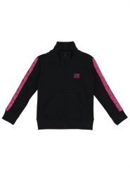 Różowa bluza z kapturem i lwem dla dziewcząt. Czarne bluzy z kapturem damskie LEONE 1947 APPAREL. Za 126.26 zł.