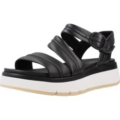 Sandały CLARKS TUSCAN STRAP Czarny. Czarne obuwie trekkingowe damskie Clarks. Za 236.99 zł.