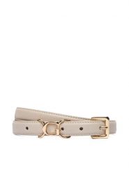 Guess Pasek Damski BW9300 P5420 Beżowy. Brązowe paski damskie Guess, z aplikacjami, ze skóry. Za 199.99 zł.