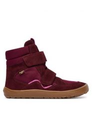 Froddo Kozaki Barefoot Tex Winter Tl G3160247-6T DD Bordowy. Czerwone kozaki dziewczęce Froddo, bez wzorów, ze skóry, bez obcasa. Za 469.99 zł.