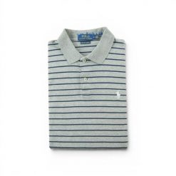 Second life - Polo Ralph Lauren koszulka męska z krótkim rękawem - Jak nowy. Szare koszulki polo męskie Ralph Lauren, l, bez wzorów, bez ramiączek. Za 127.76 zł.