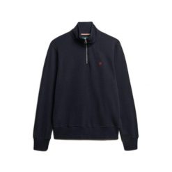 Sweter z kołnierzem typu camionneur Superdry Preppy. Niebieskie swetry męskie Superdry., m, bez wzorów, bez kołnierzyka. Za 315.50 zł.