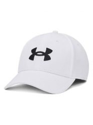 Under Armour Czapka "Blitzing" w kolorze białym rozmiar: S/M. Białe czapki męskie Under Armour, bez wzorów, z materiału, sportowe. Za 87.40 zł.