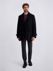 Pierre Cardin Spodnie w kolorze czarnym rozmiar: W31/L32. Czarne spodnie materiałowe męskie Pierre Cardin, z aplikacjami, z materiału, klasyczne. Za 204.95 zł.