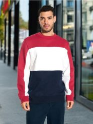 Bluza - różowy. Czerwone bluzy bez kaptura męskie Sinsay, l. W wyprzedaży za 19.99 zł.