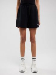 Szorty damskie dresowe czarne Arisala 906. Czarne szorty damskie Big Star, bez wzorów, z bawełny, retro. W wyprzedaży za 79.99 zł.