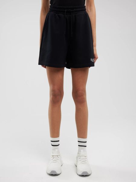 Szorty damskie dresowe czarne Arisala 906. Czarne szorty damskie Big Star, bez wzorów, z bawełny, retro. W wyprzedaży za 79.99 zł.