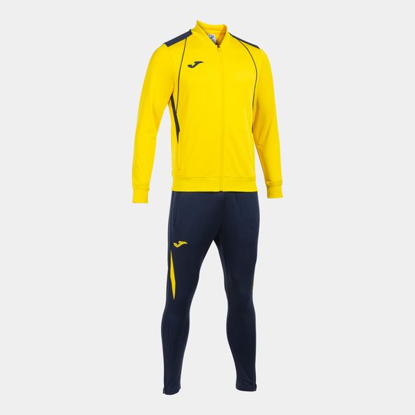 Dres Joma Championship VII. Niebieskie spodnie dresowe damskie Joma, xl, bez wzorów, z dresówki. W wyprzedaży za 211.10 zł.