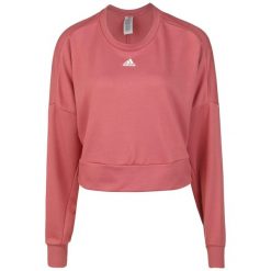 Bluza damska o luźnym kroju adidas Aeroready Studio. Czerwone bluzy bez kaptura damskie Adidas, xs, bez wzorów, bez ramiączek, bez kaptura. W wyprzedaży za 230.15 zł.