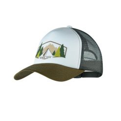 Czapka z daszkiem Buff Trucker Cap. Żółte czapki męskie Buff, bez wzorów, sportowe. W wyprzedaży za 104.93 zł.